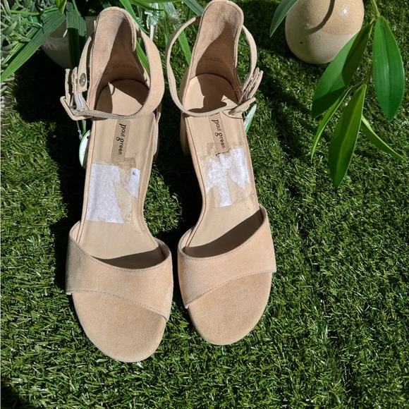 Paul Green Sandals - biscuit/light brown women size EUR 5.5 US 8 new no box - Picture 8 of 14